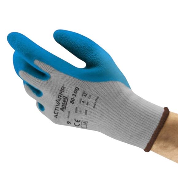 4 Pack Ansell ActivArmr 80-100 Multi-purpose Gloves Excellent Grip Size 10 - Picture 4 of 7